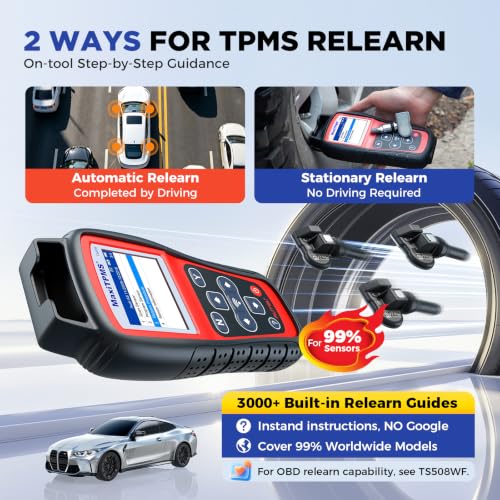 Autel MaxiTPMS TS408 TPMS Programming Tool, 2026 Same as TS508WF/TS501 PRO