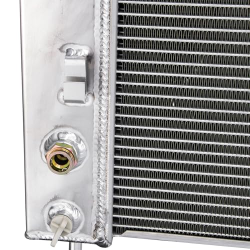 4 Row Aluminum Radiator for 2003-2014 Chevrolet Silverado GMC Yukon 1500 2500 3500 6.0L V8, Full Performance Aluminium Radiators, Automotive Replacement Radiator