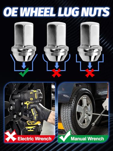 M14x1.5 Lug Nuts 20 Pcs for Ram - color: Chrome, size: M14x1.5, style: 20Pcs，1.77IN