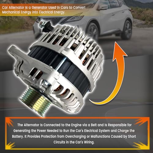 11538N Alternator 12V 150A Compatible with Infiniti 2014-2016 QX60 2013 - size: 2013--2016 Infiniti JX35 QX60