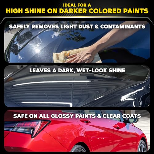 Meguiar's Gold Class High Gloss Premium Quik Detailer, High Lubricity Automotive Quick Detailer Spray that Preserves Wax and Leaves a Deep Dark Shine, 24 Oz Spray Bottle