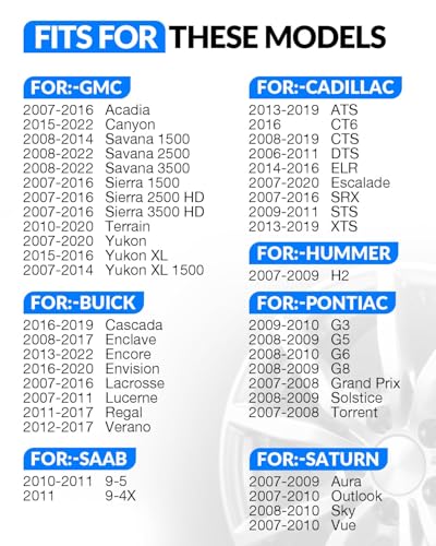 YZHIDAINF Pre-Programed TPMS Sensor for:-Chevy Impala 2006-2020 Malibu