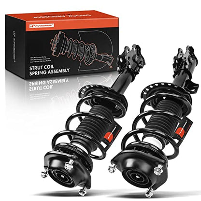 A-Premium Front Complete Strut Assemblies with Coil Springs, Set of 2 - style: Front Side