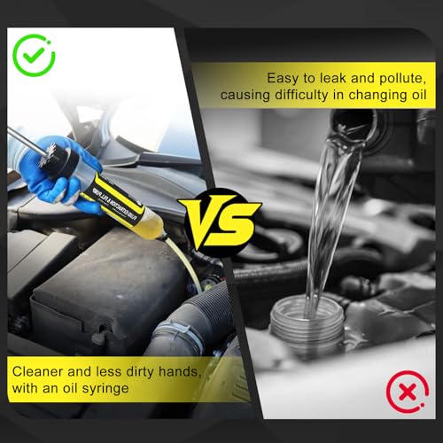 JIFETOR 200CC Automotive Fluid Extractor Fill Hand Pump Oil Change Syringe