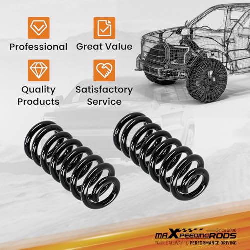 maXpeedingrods 1” Front Lowering Spring for Chevy C10/GMC C15 1963-1987 - size: 1" Front Drop