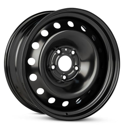 New OEM Replacement Wheel for 2002-2008 Dodge Ram 1500 20x8 inch Steel Rim Painted Black Fit 275/60R20 - size: 20x8 inch - OEM Replacement