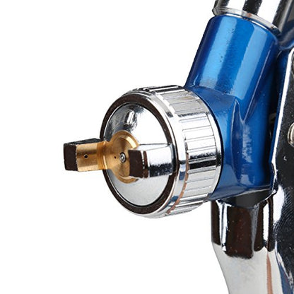 HVLP Gravity Feed Touch Up Air Spray Gun 125CC, Nozzle Tip Size 0.8mm for Base Coats, Metallic Paint, Whole Car Spraying - size: Nozzle Size 0.8mm