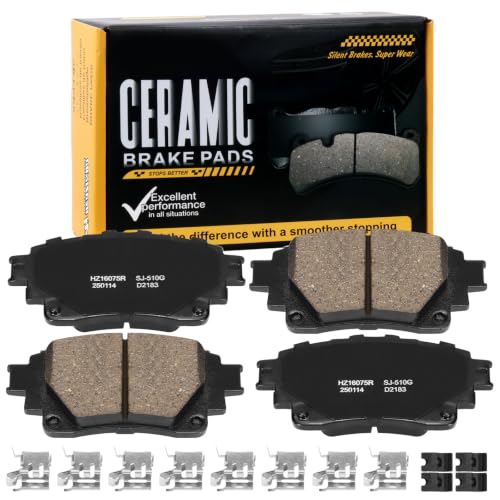 D2183 Rear Ceramic Brake Pads Kit Fit For Toyota Corolla 2019 [2.0L], For Toyota Corolla 2020-2024 - style: HZ2183