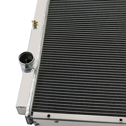Full Aluminum Radiator compatible with 1997-2003 Mitsubishi Fuso Trucks FE FG FH 3.9L L4 2 Row Core Radiators