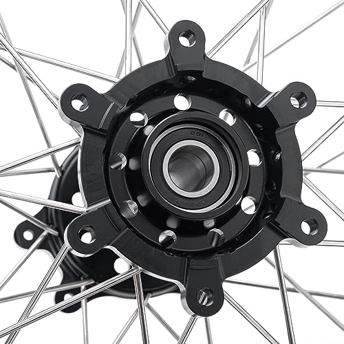 TOFR 17"x4.25" CNC Spoke Rear Wheel Rim Hub for Sur-Ron Ultra Bee Black - color: Black, size: N/A Front 17" Rear