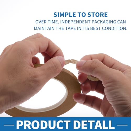 Painters Tape Easy Removal 0.2 Inches x 52.5 Yards Brown - color: Brown, size: 0.2 Inches x 52.5 Yards