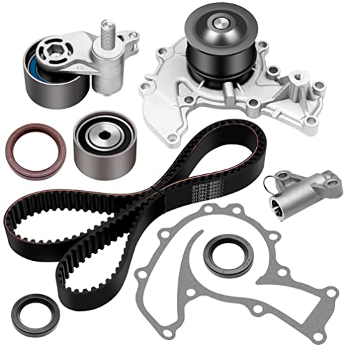 SCITOO Timing Belt Kit with Water Pump PCI:TS26303,| for Honda