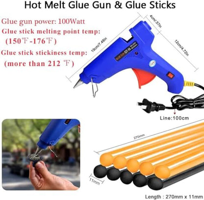 GLISTON Auto Dent Puller Kit with Golden Lifter Dent Remover, Car Body Slide Hammer Paintless Dent Repair Set - size: XL