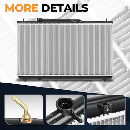 Auto Dynasty 1909 Radiator for 1997-2001 Toyota Camry Solara 2.2L AT - color: 97-01 Camry/Solara 2.2L AT