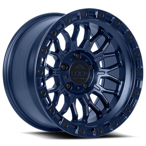 Lock Offroad Combat 17x9 6x139.7-12ET CB106.2 Matte Blue Wheel