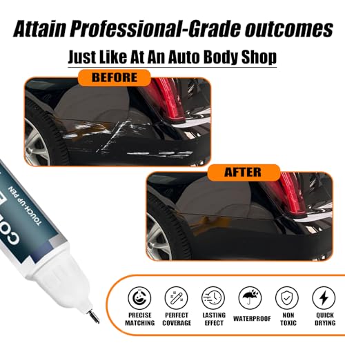 (Black Raven GBA/WA8555) Touch up Paint for Tesla/Cadillac - color: Black Raven(GBA/WA8555) for 2025 ESCALADE/2024 ESCALADE/2025 XT4/2024 XT4/2025 XT5/2024 XT5/2024 XT6/2025 CT5/2024 CT5/2025 CT4/2024 CT4