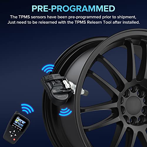 BDFHYK 315MHz Programmed TPMS Tire Pressure Sensor Compatible with Audi A3 A4 A5 Q5 S3 S4 S5 TT, VW Beetle CC Eos GLI Golf GTI Jetta Passat Passat Rabbit 2006 2007 2008 2009 2010 2011 2012 2013 - style: 1K0907253D