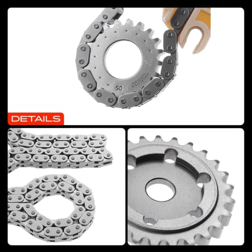 A-Premium 17PCS Engine Timing Chain Kit W/Tensioner & Guide 4.0L 6Cyl SOHC