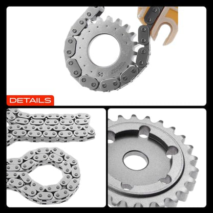 A-Premium 17PCS Engine Timing Chain Kit W/Tensioner & Guide 4.0L 6Cyl SOHC
