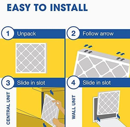 Aerostar Air Filter 20x20x1 MERV 8 AC Filter, HVAC, Furnace Filter, 6 Pack - style: 6 PACK