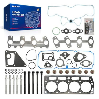 KAX Cylinder Head Gasket Set Fit for Chevrolet S10 Cavalier 1998-2002 2.2L - size: HS9170PT-1