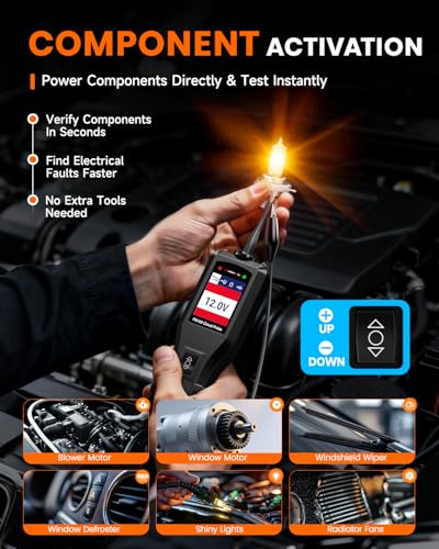 ANCEL PB100 Automotive Power Circuit Probe, 12-24V Elec. Short &Open Finder - color: Red Black