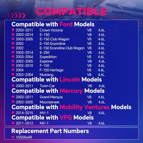 Valve Cover Gasket Set for Ford F-150 Expedition Mustang 4.6L V8 - size: VS50564R