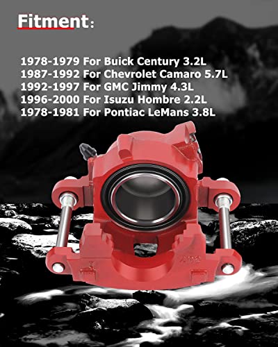 cciyu Front Left & Right Disc Brake Calipers w/o Bracket 18-4072 18-4071 - size: Front[18-4072+18-4071]