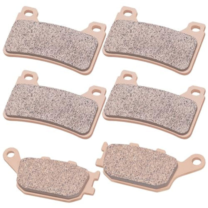 AHL Front & Rear Brake Pads Set for Honda CBR600RR CBR600 RR 2005-2006 (Sintered copper-based) - size: Sintered copper-based