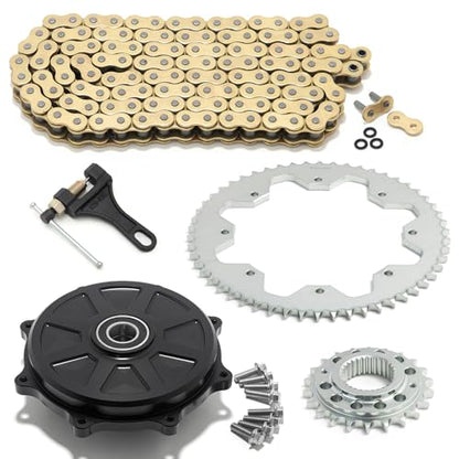 TOFR Belt Drive to Chain Drive Conversion Kit for Harley Touring 2009-UP - size: 22T+54T