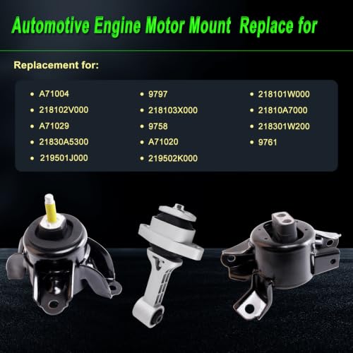 Engine Motor Mount fit Hyundai Accent/Kia Rio 12-17,Elantra 11-16 - size: 2012-2014 Attitude 1.4L/1.6