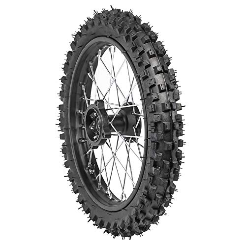 60/100-14 Front and 80/100-12 Rear Disc Brake Wheel Tires Rim With 12mm Bearing for Pit Dirt Bike