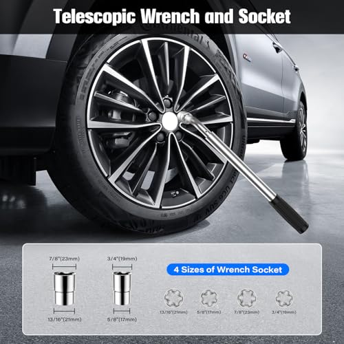 Car Jack Kit, 3 Ton (6614 lbs) Scissor Jack for Car, SUV, MPV - size: 3T