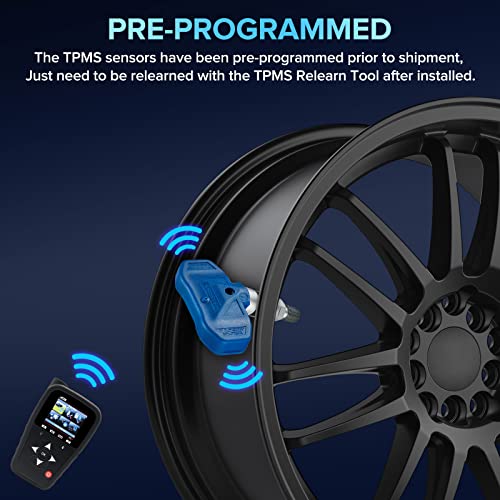 BDFHYK Programmed TPMS Sensor 2004 Compatible with Cadillac Escalade, Compatible with Chevry Silverado Suburban Tahoe GMC Sierra Yukon 315MHz Tire Pressure Monitoring Sensor Replaces 15136883 25773946 - style: 25773946