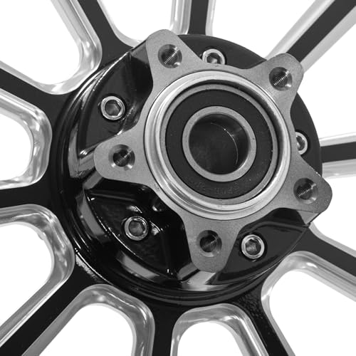 TOFR 21inch x 2.15inch Front Rim Talon Style For Harley Dyna 2008-2017 - color: Gloss Black