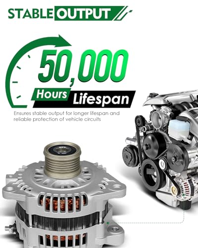 Stable Output Alternator for:-Nissan Rogue 2008-2012 - size: 23100-AU40D
