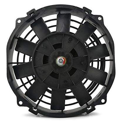Heavy Duty 11" Transmission Oil Fluid Cooler 6" Inch Electric Fan Kit Performance Remote RV Trailer Truck Towing