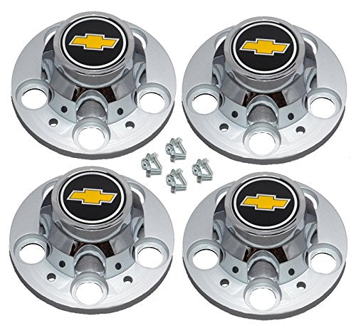 General Motors GM Restoration Set of 4 New 15 inch 5 Lug Rally Wheel Center Caps Replacements for Chevrolet Chevy C1500 Truck Blazer Suburban