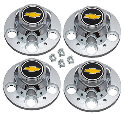 General Motors GM Restoration Set of 4 New 15 inch 5 Lug Rally Wheel Center Caps Replacements for Chevrolet Chevy C1500 Truck Blazer Suburban