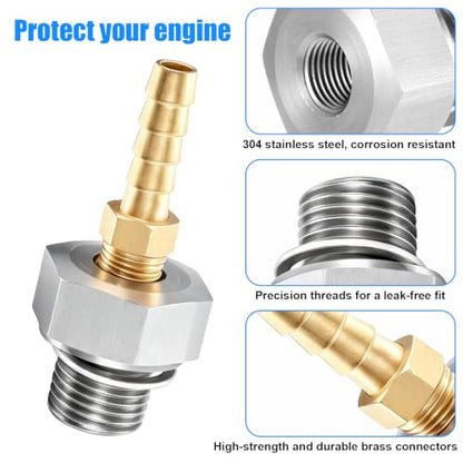 NQEUEPN Oil Pressure Adapter, Engine Oil Priming Tool Kit