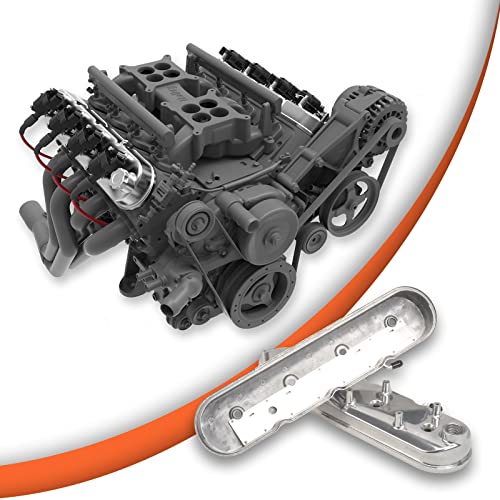 Fabricated Aluminum Engines Valve Covers with Coil Mounts - color: Polish, size: GM LS1-LS6