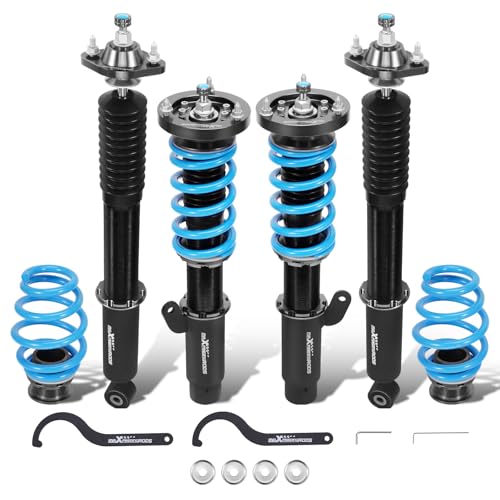 maXpeedingrods T6 Upgraded Coilover for BMW E46 1998-2007 - color: Blue