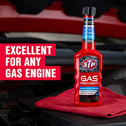 STP Gas Treatment, Fuel Intake System Cleaner, Bottles, 5.25 Fl Oz, Pack of 12 - style: Gas Treatment (12 Pack)