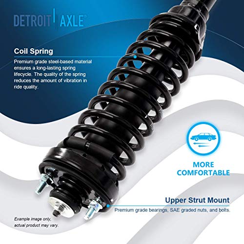 Detroit Axle - 2 Rear Ready Struts for 1996-2000 Honda Civic 1997-2000 EL - size: 171292 x2/PAIR