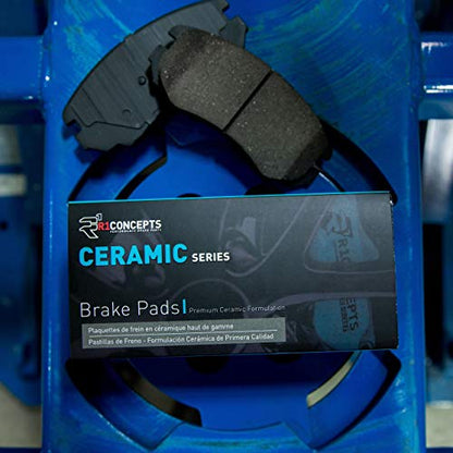 R1 Concepts Rear Ceramic Brake Pads| Fits 2007-2010 Chrysler Sebring