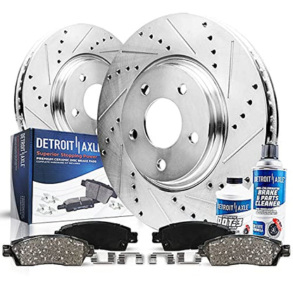Detroit Axle - Front Brake Kit for 2017-2019 Hyundai Santa Fe XL - size: 6PR42362/kit