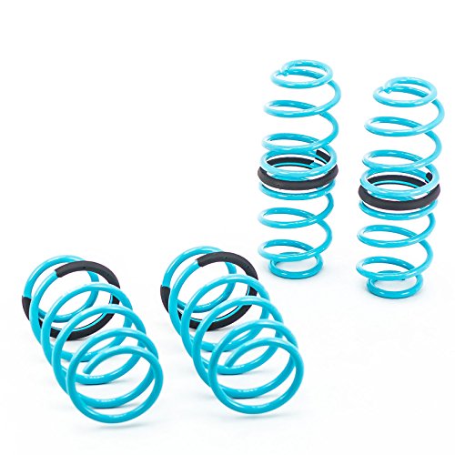 Godspeed LS-TS-FD-0002 Traction-S Performance Lowering Springs, Reduce Body Roll, Improved Handling, Set of 4, compatible with Ford Fiesta (MK6) 2011-19