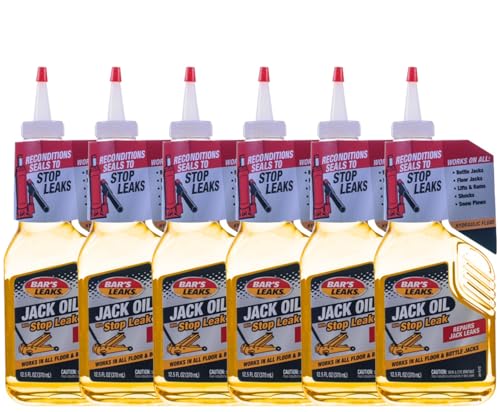 Bar's Leaks HJ12-6PK Jack Oil with Stop Leak - 12.5 oz., (Pack of 6) - size: Pack of 6, style: 6 Pack