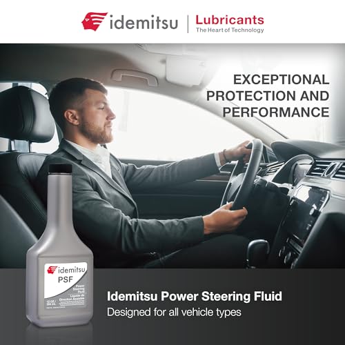 Idemitsu Power Steering Fluid – 12 oz, 12 Pack - size: 12 Fl Oz, Pack of 12
