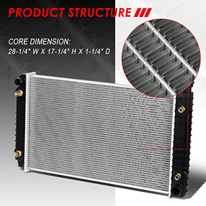 Auto Dynasty 1790 Radiator for 96-99 Chevy GMC C/K 1500 2500 4.3L 5.0L AT - color: 96-99 C/K 4.3L 5.0L AT